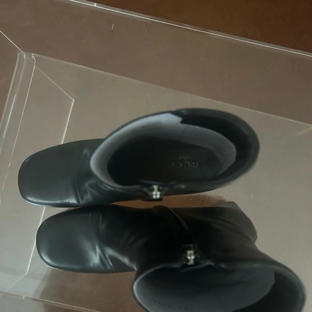 Gucci Black Leather Ankle Boots - Picture 5 of 8